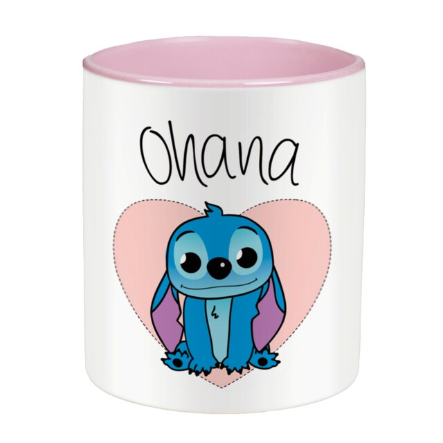 Imagen 0 de Taza con frase y dibujo de Ohana (Ohana) Regalo original - La Mente es Maravillosa