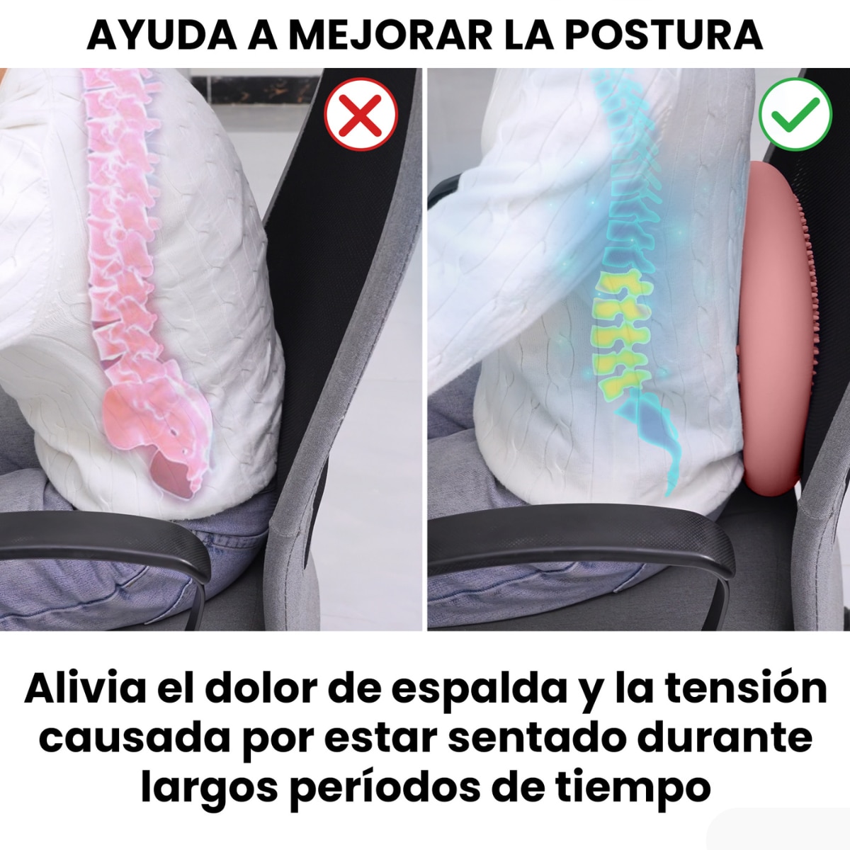 Cojín de yoga y equilibrio Zenfeel Unycos - Rosa Rosa-4