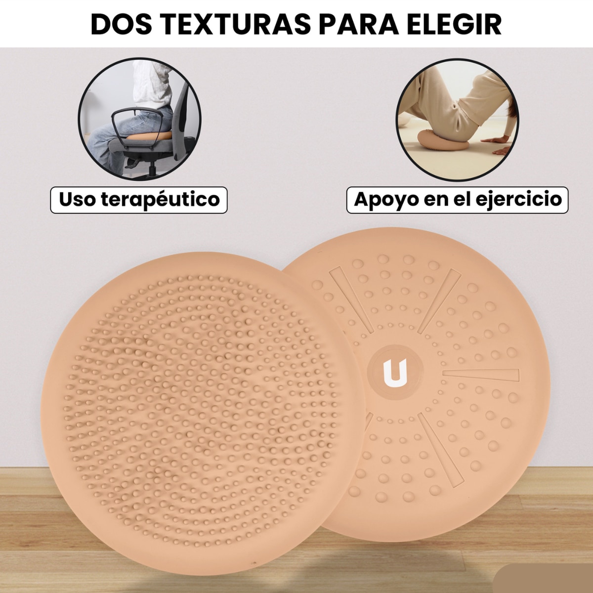 Cojín de yoga y equilibrio Zenfeel Unycos - Salmón Salmón-3