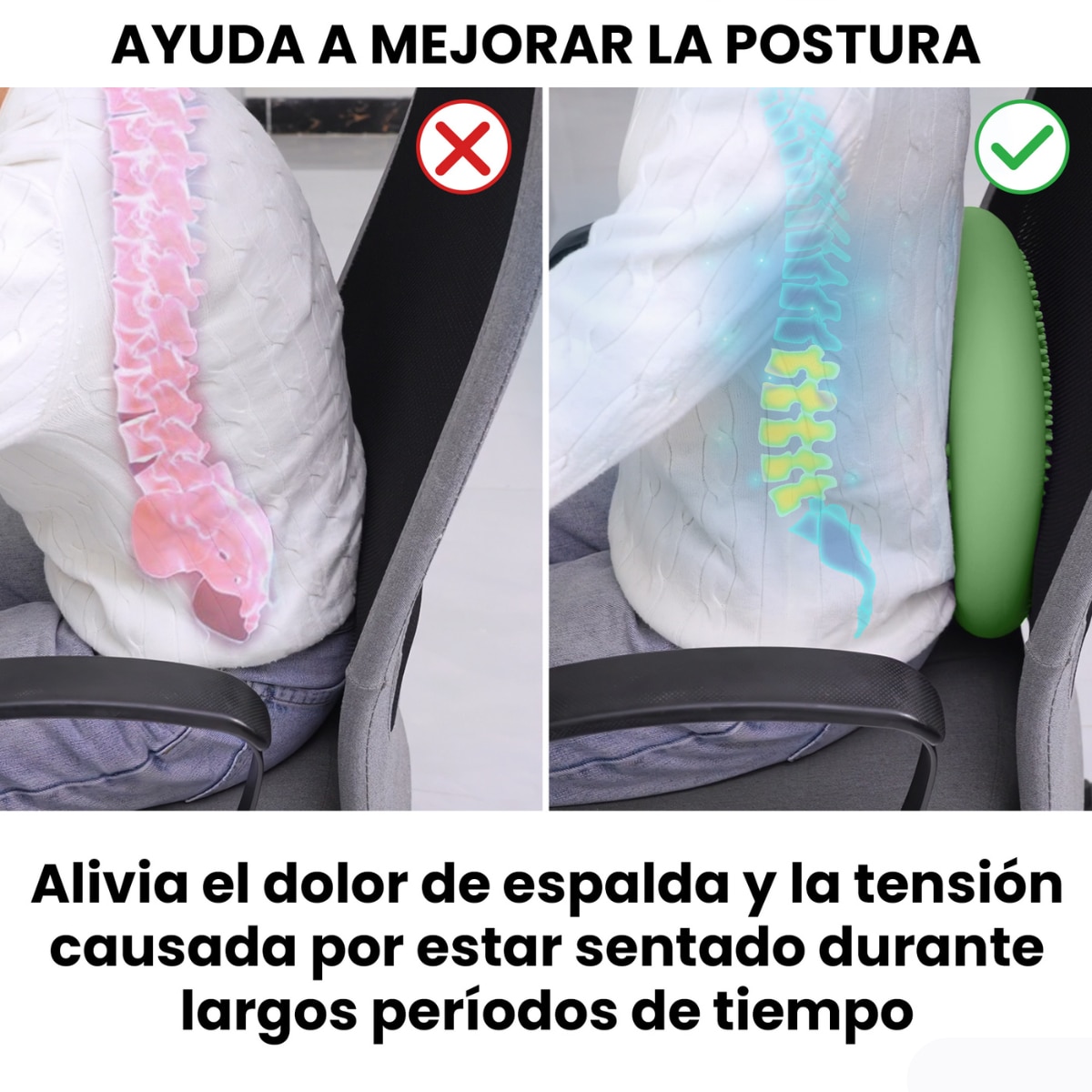 Cojín de yoga y equilibrio Zenfeel Unycos - Verde claro Verde claro-4
