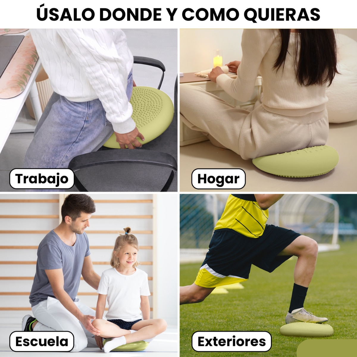 Cojín de yoga y equilibrio Zenfeel Unycos - Lima Lima-6