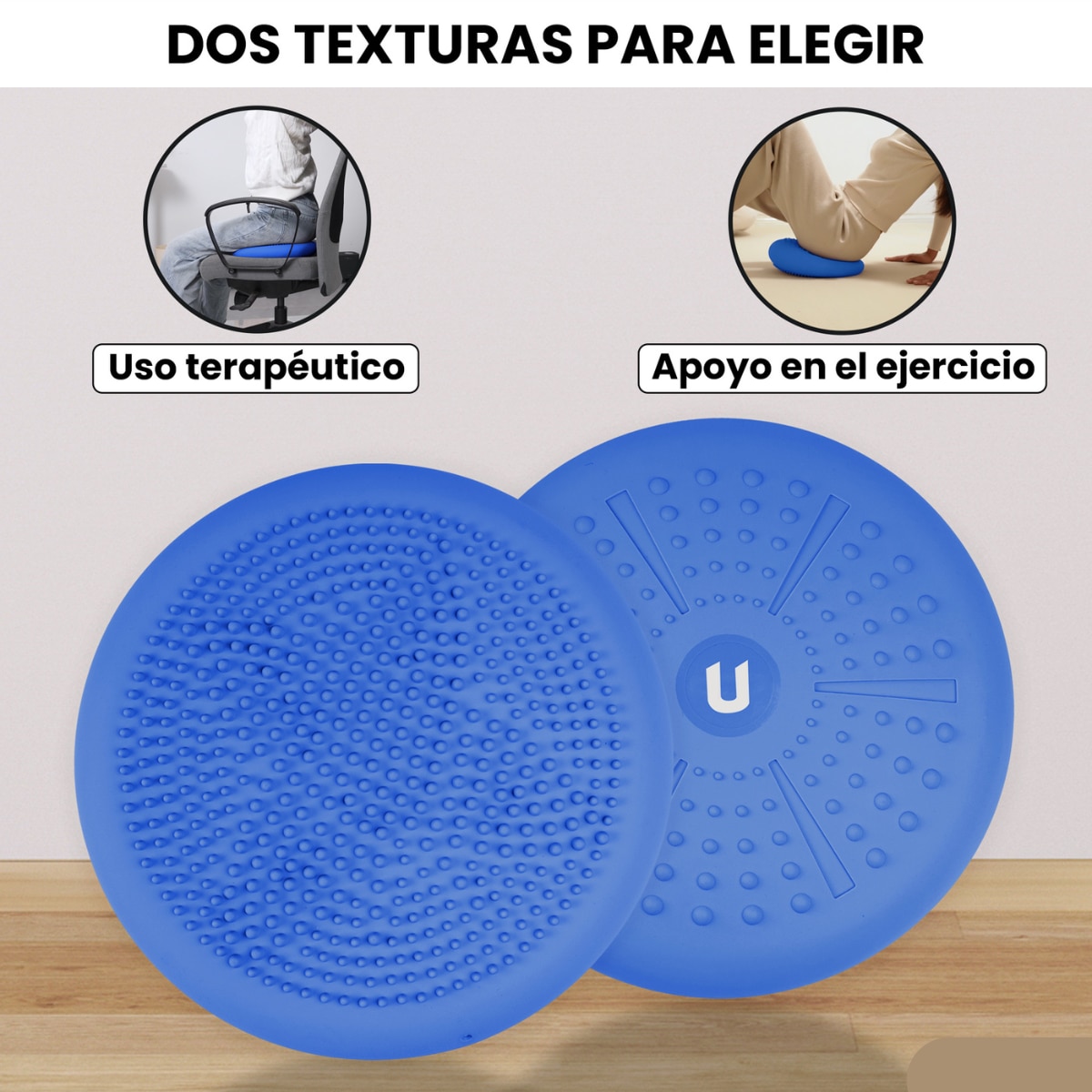 Cojín de yoga y equilibrio Zenfeel Unycos - Azul Azul-3