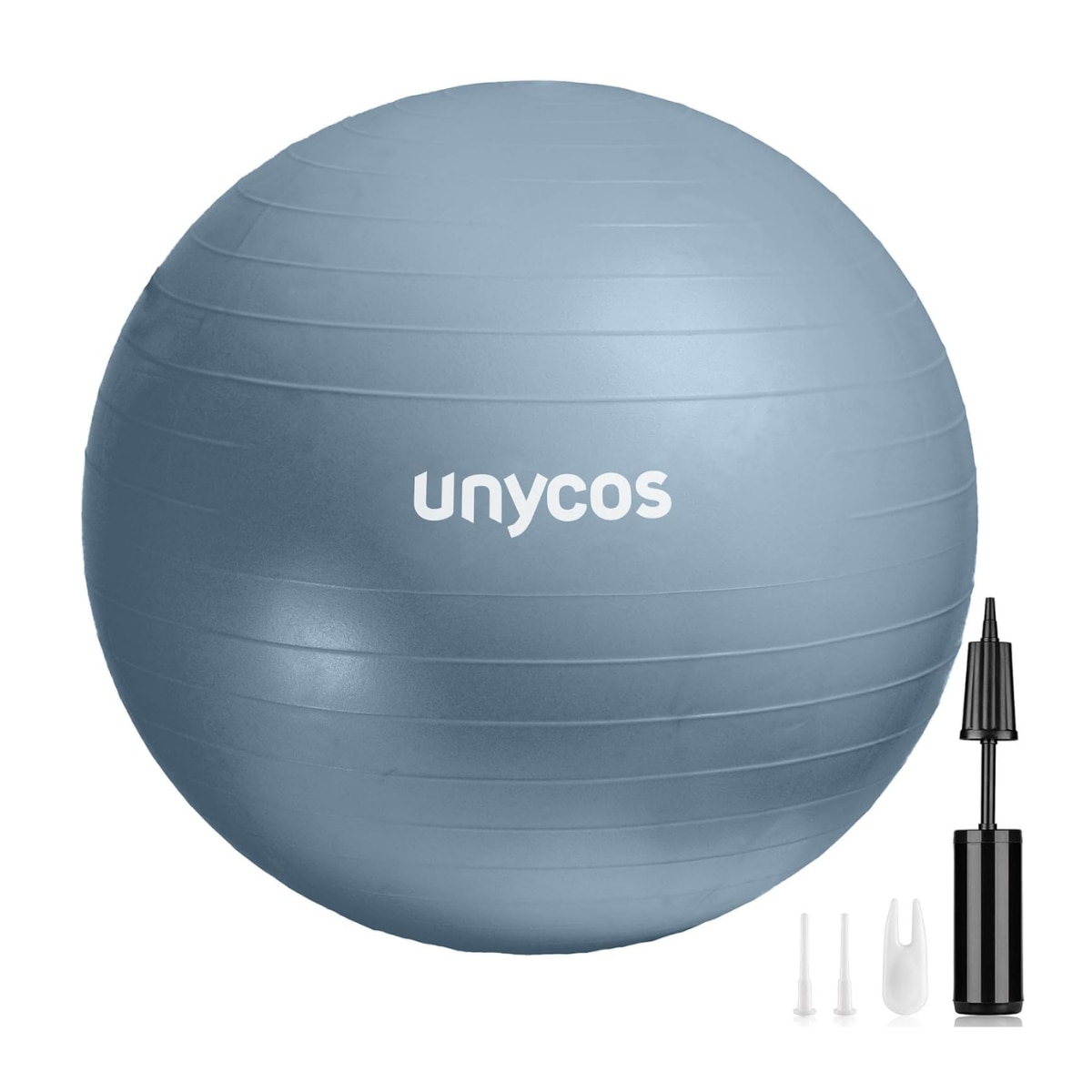 Pelota Fitball de pilates y yoga Unycos - Gris Gris-1