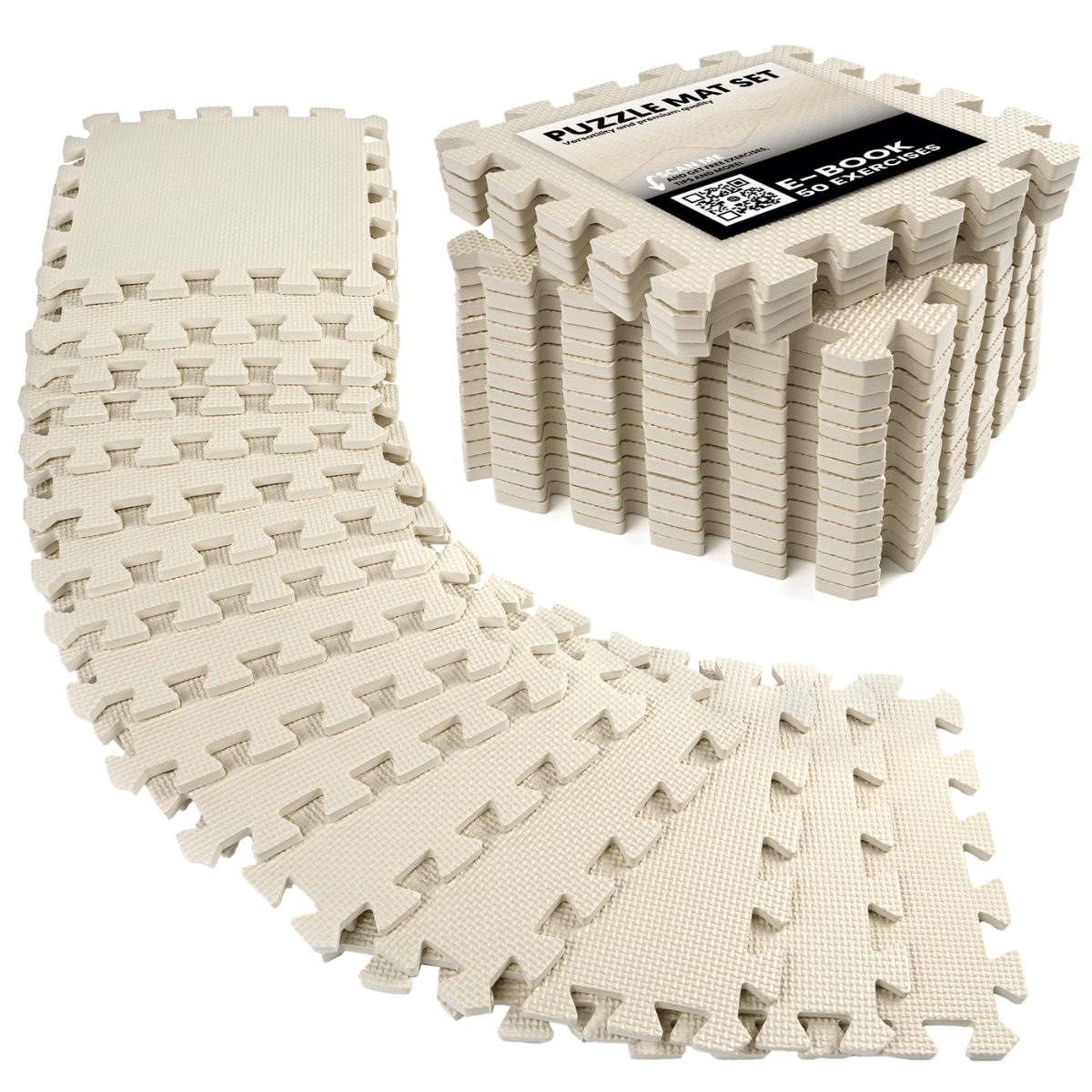 Unycos - Esterilla de fitness puzzle protector de suelo de gimnasio Unycos.