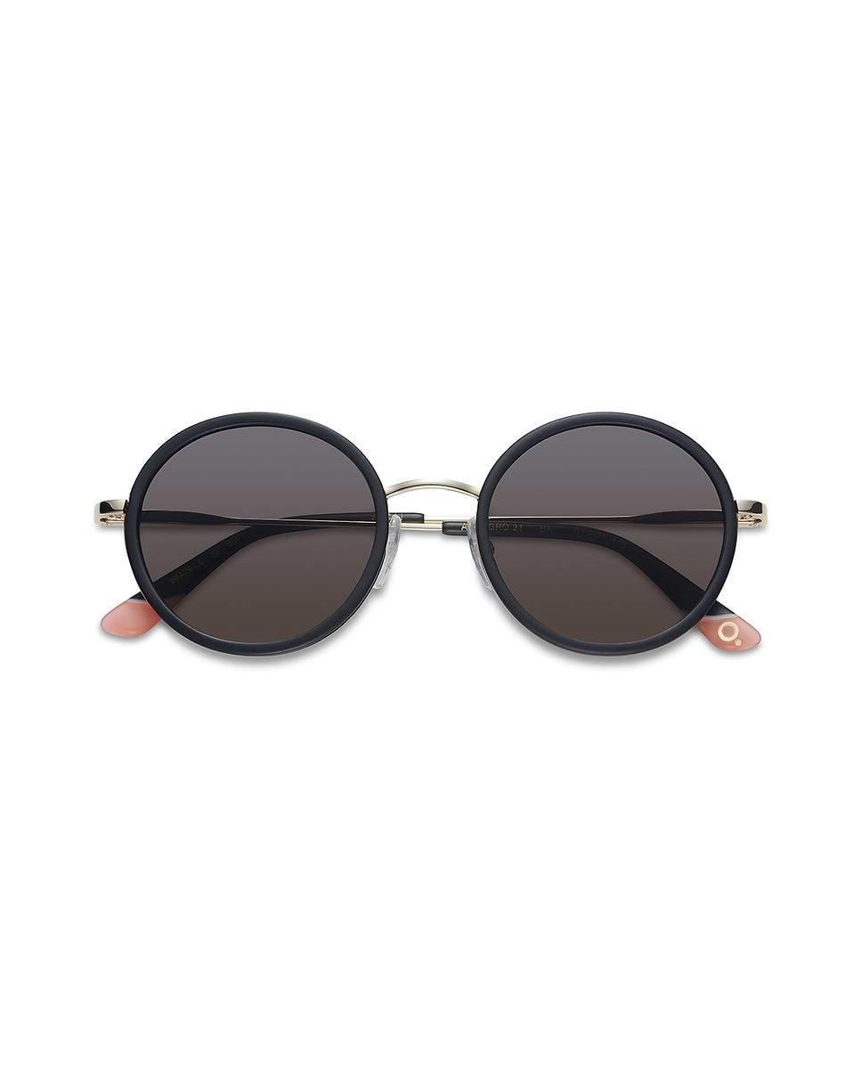 Imagen 1 de Gafas de sol almagro 21 mujer redonda en acetato natural con lente mineral fotocromática - Etnia Barcelona - Dorado Dorado