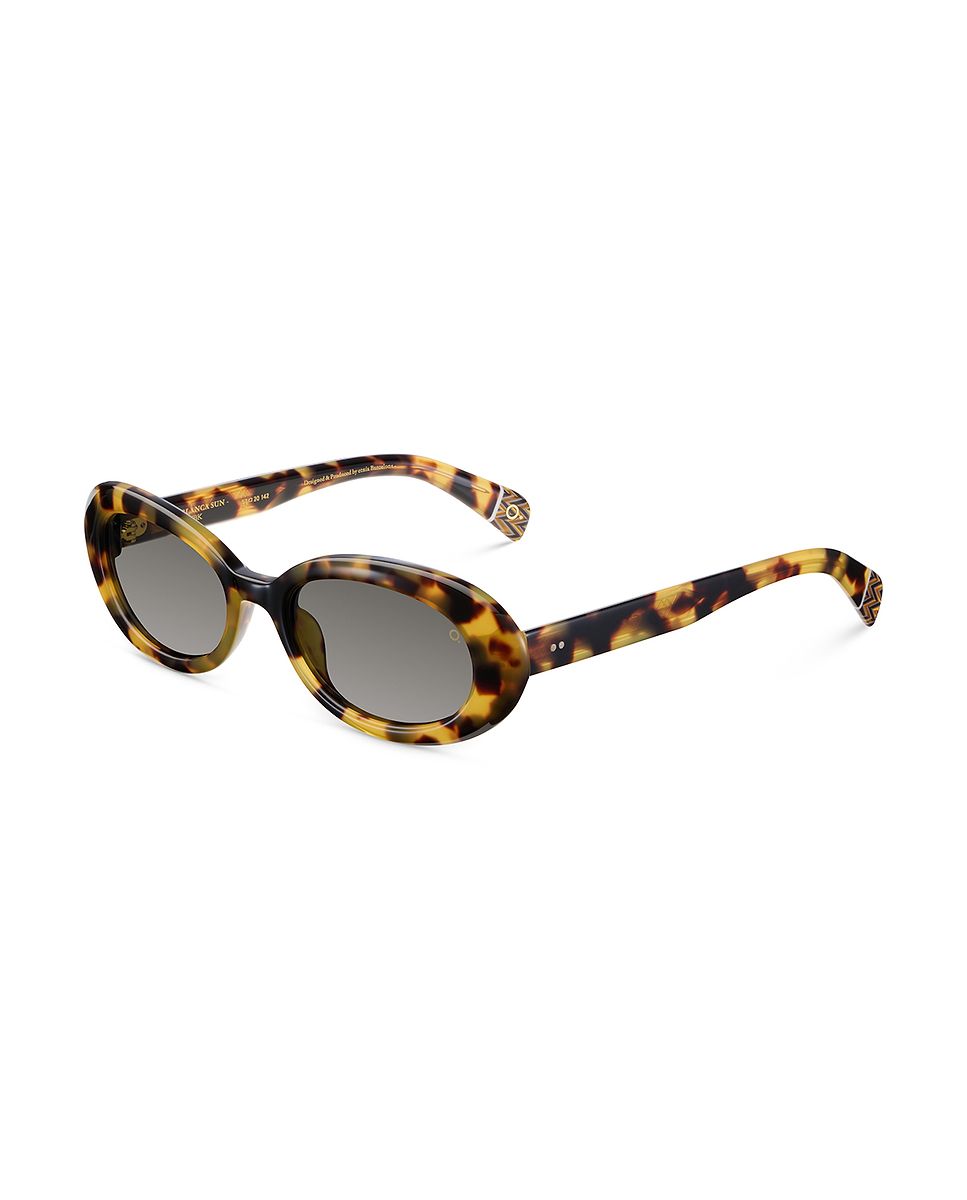 Imagen 2 de Gafas de sol cala blanca sun mujer ovalada en acetato natural con lente mineral fotocromática - Etnia Barcelona - Marrón Marrón