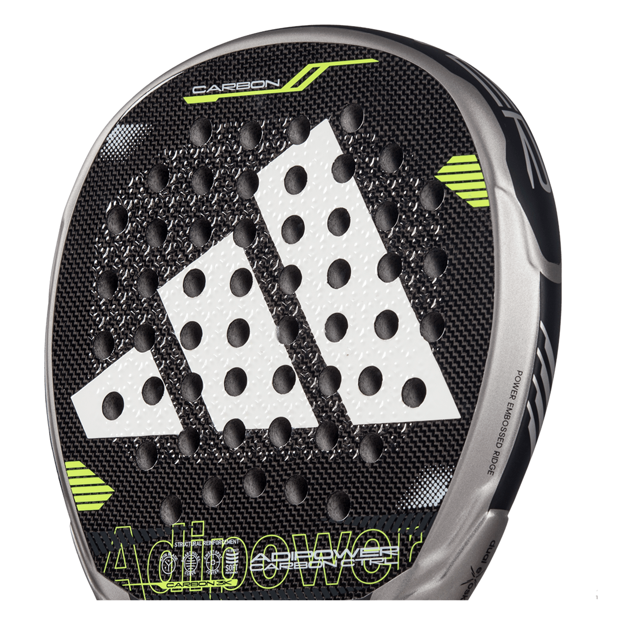Pala de pádel adidas Adipower Carbon Ctrl 3.4 - Negro Negro-3