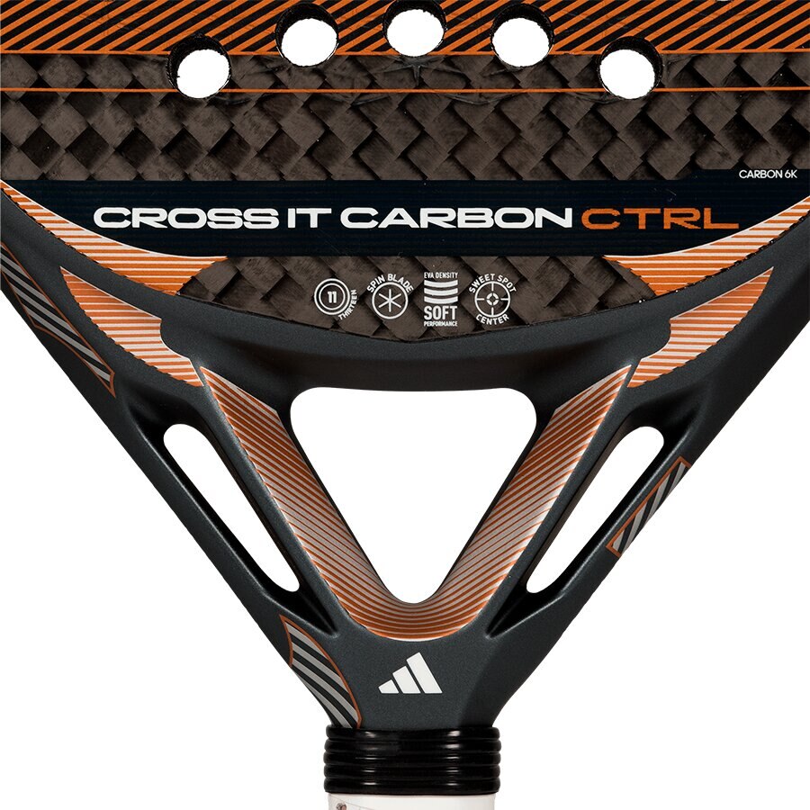 Pala de pádel Cross IT Carbon Ctrl 2026 adidas - Metálico Metálico-6