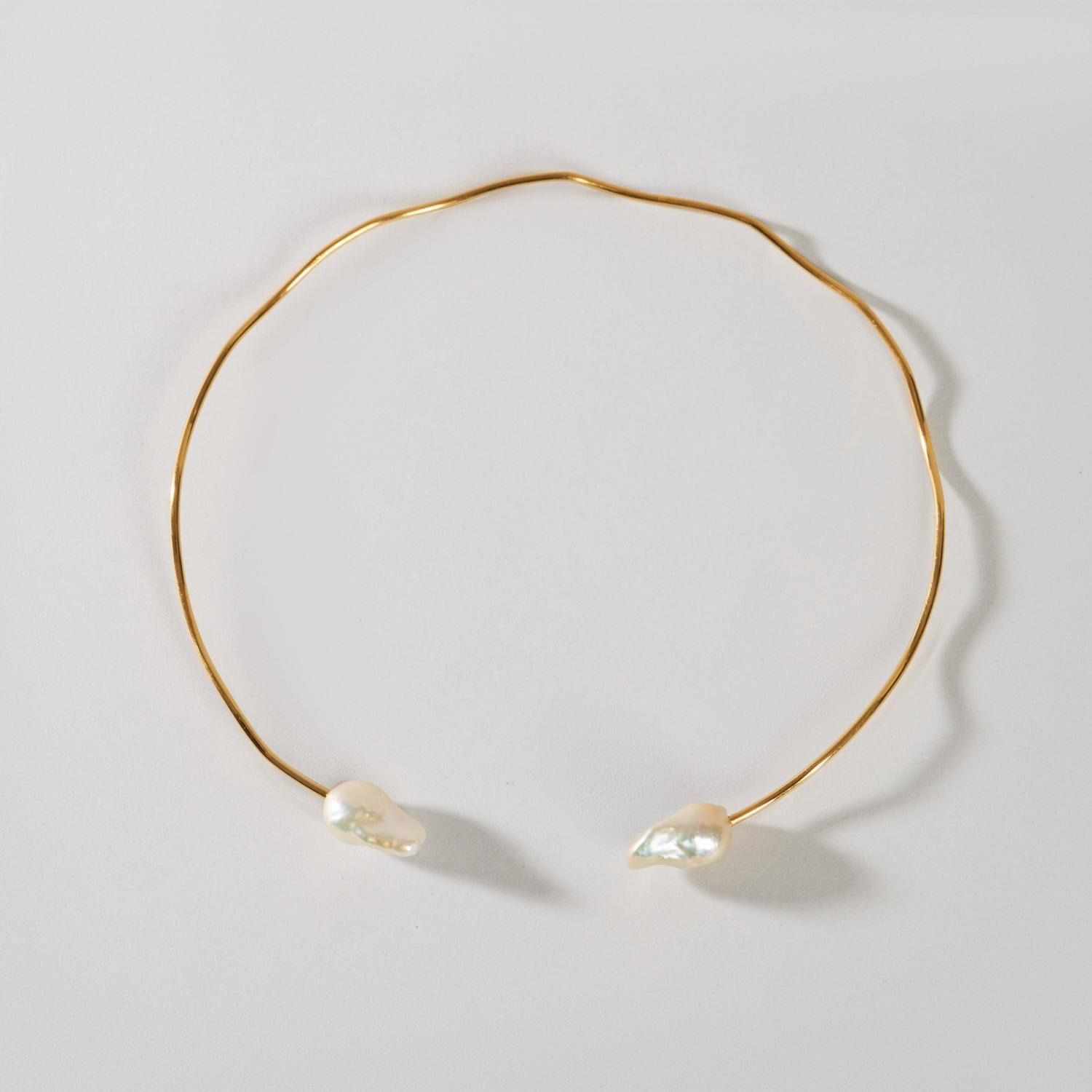 Gargantilla de mujer Tahiti con perlas