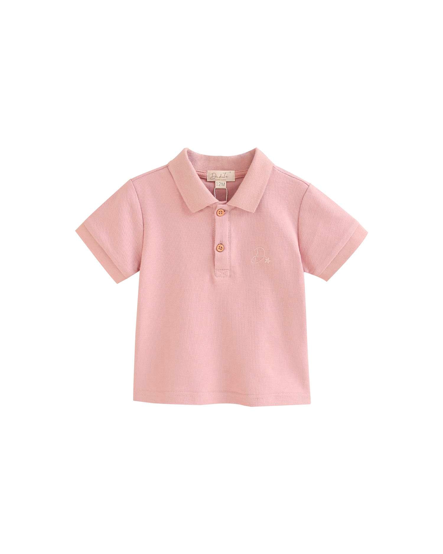 Polo rosa bebe niño sale