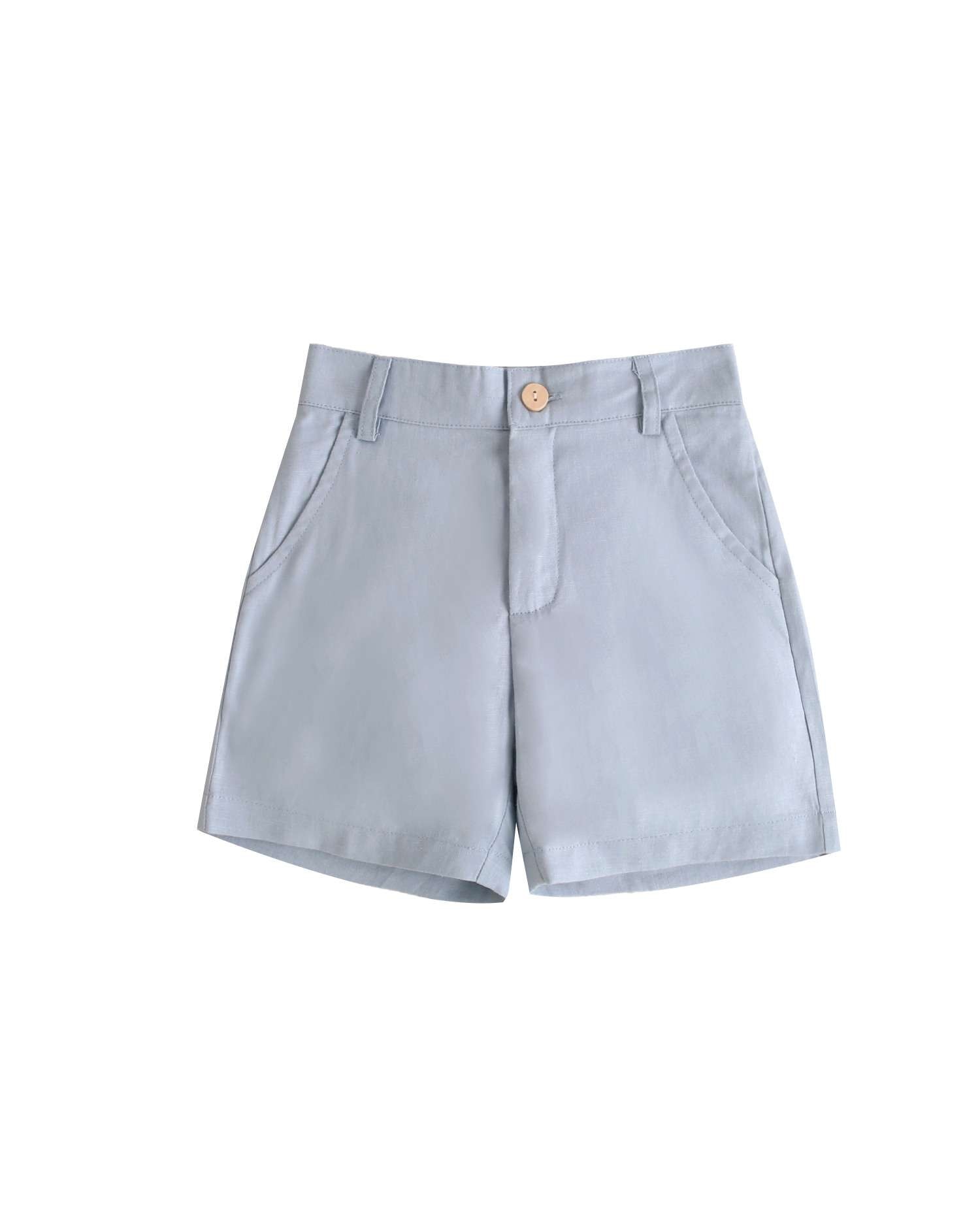 Bermuda de niño de lino - Dadati - Azul celeste Azul celeste-1