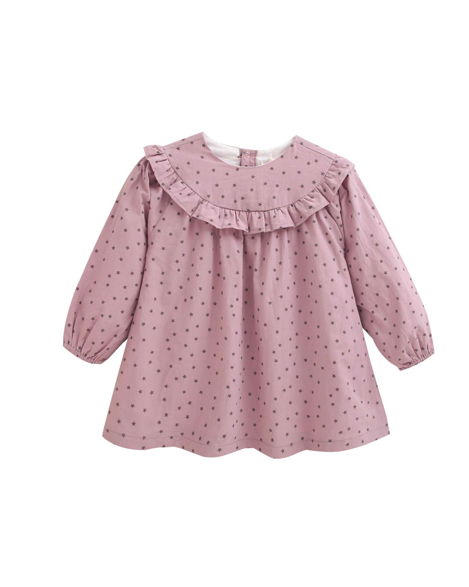 Vestido de bebé con estampado de estrellas - Dadati - Morado Morado-1