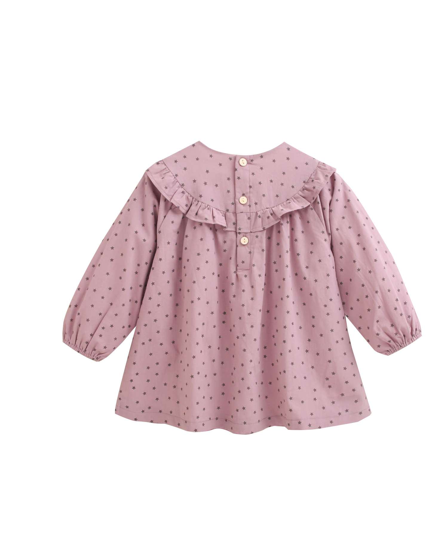 Vestido de bebé con estampado de estrellas - Dadati - Morado Morado-2