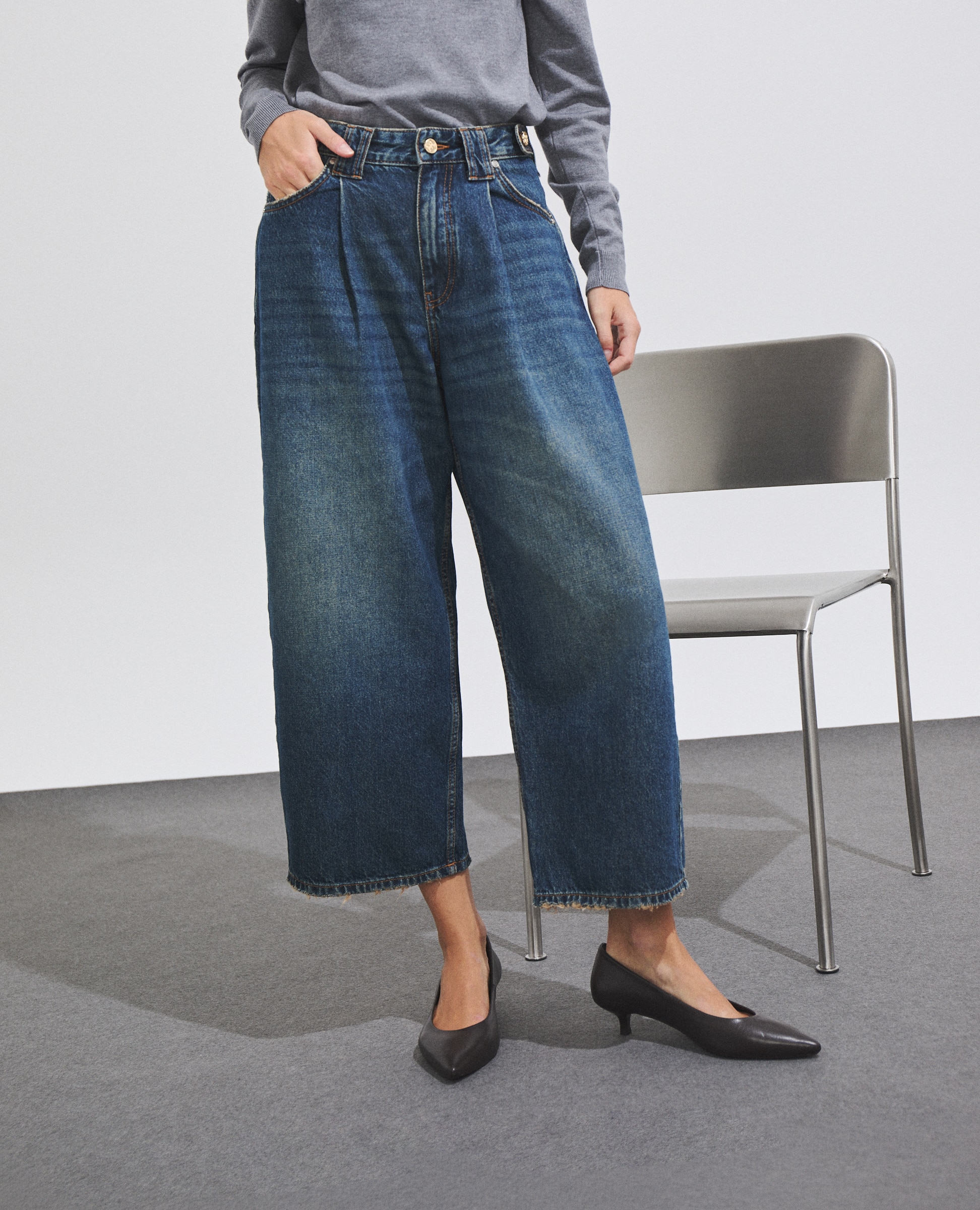 Imagen 3 de Pantalón vaquero de mujer con trabillas - Hannibal Laguna Collection - Tejano Tejano