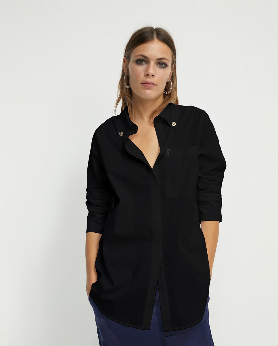 Camisas Blusas y Tops Negros Moda mujer El Corte Ingles