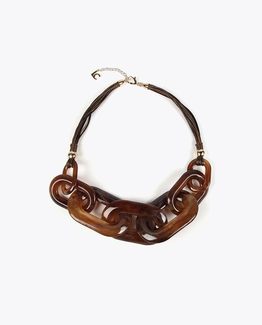 Imagen 0 de Collar de eslabones grandes ajustable