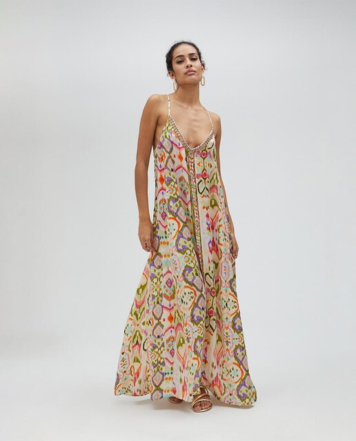 Imagen 0 de Vestido largo de tirantes