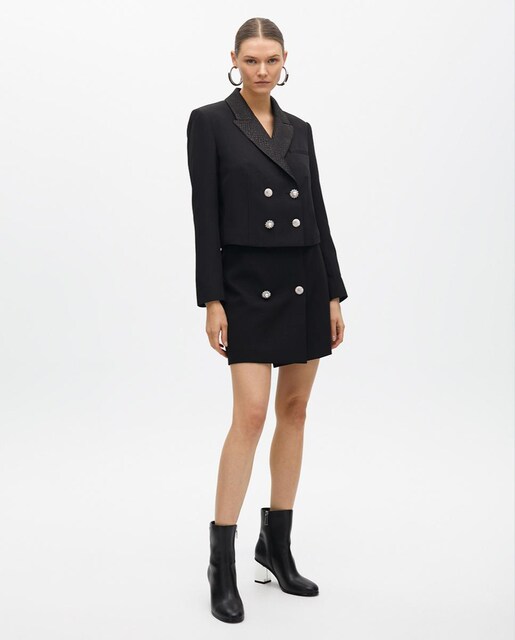 Imagen 0 de Falda corta con botones joya