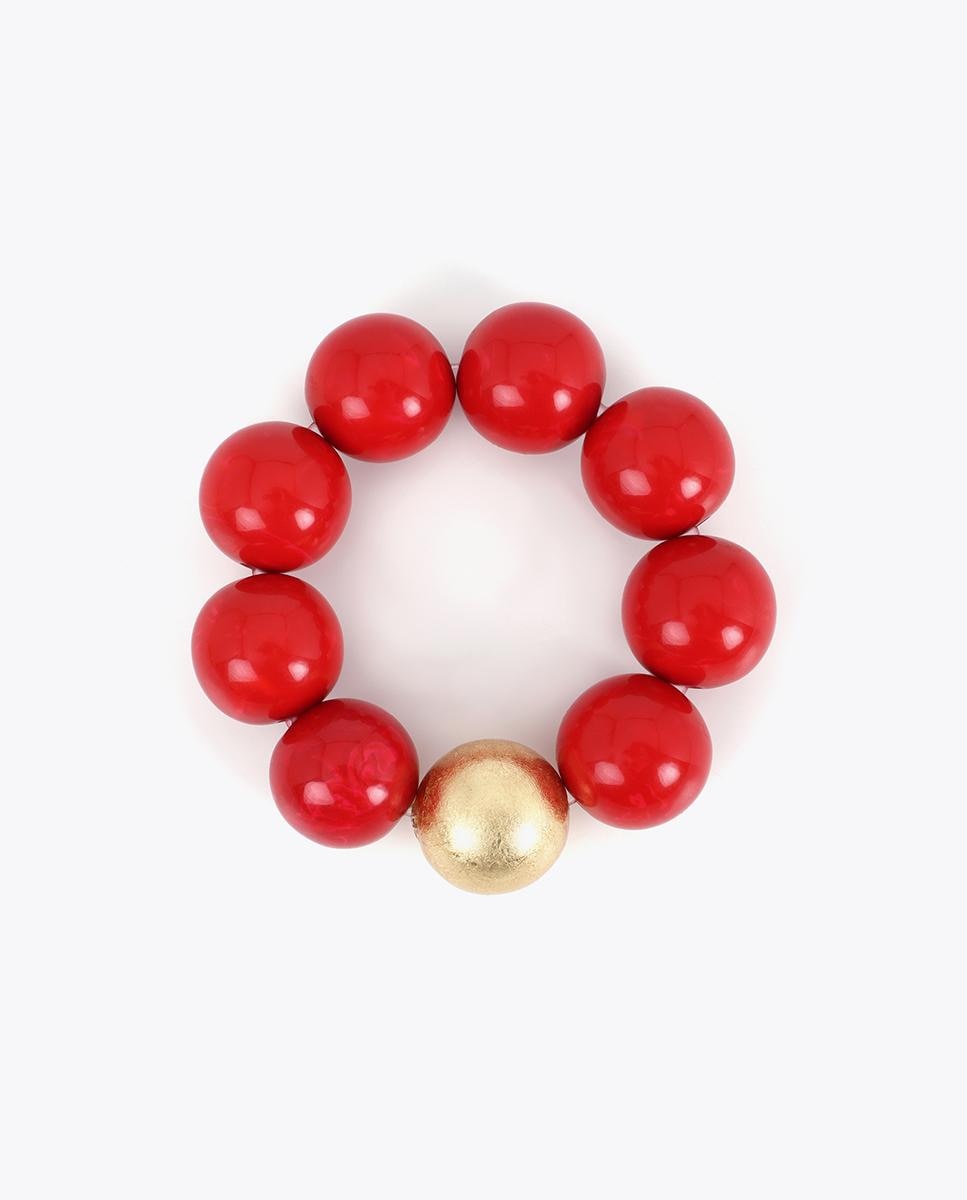 Imagen 0 de Pulsera de cadena maxi Rojo