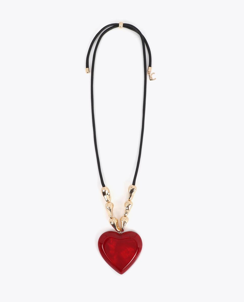 Imagen 0 de Cadena con colgante de corazón Rojo