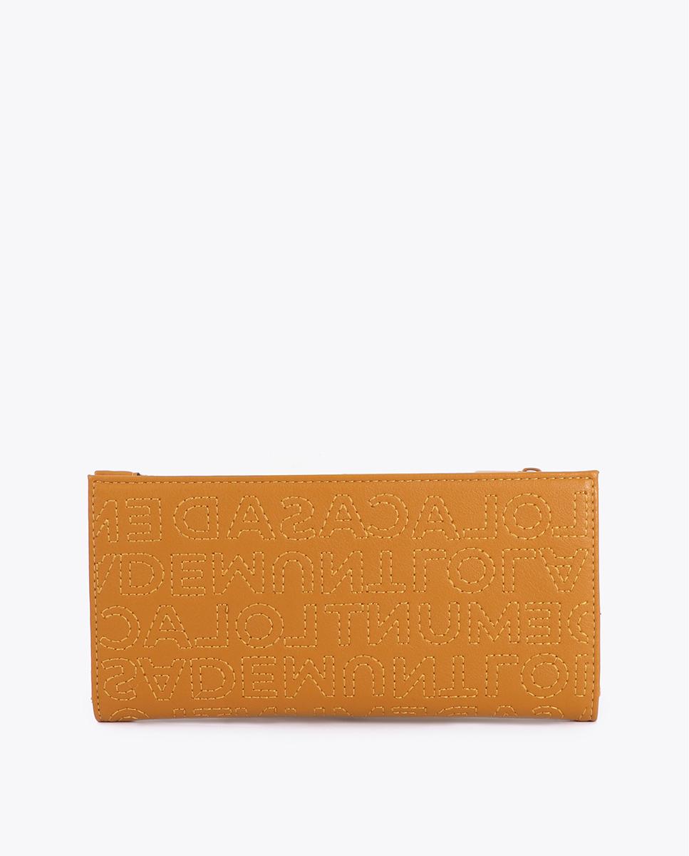 Cartera pespuntes logo - Lola Casademunt - Mostaza Mostaza-2