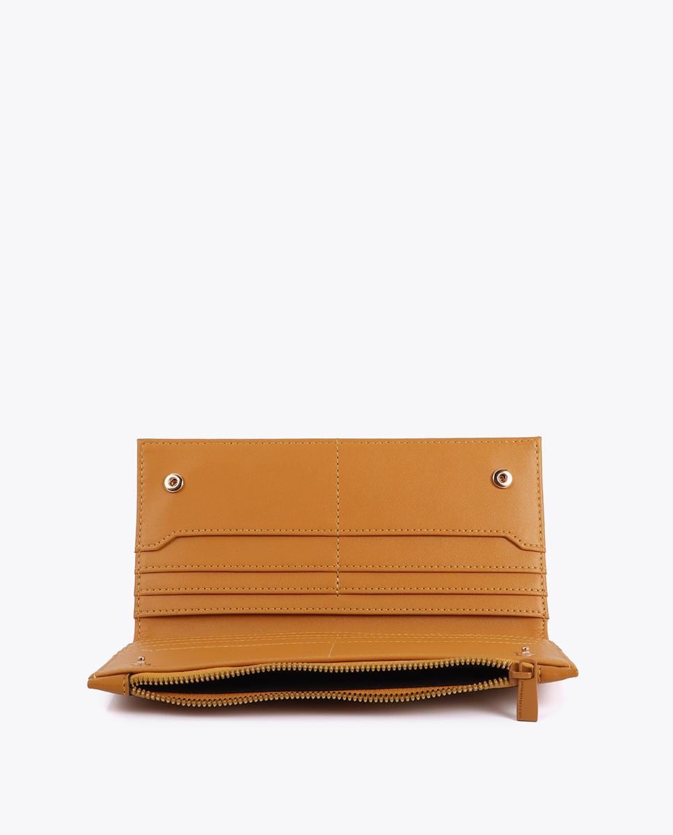 Cartera pespuntes logo - Lola Casademunt - Mostaza Mostaza-5