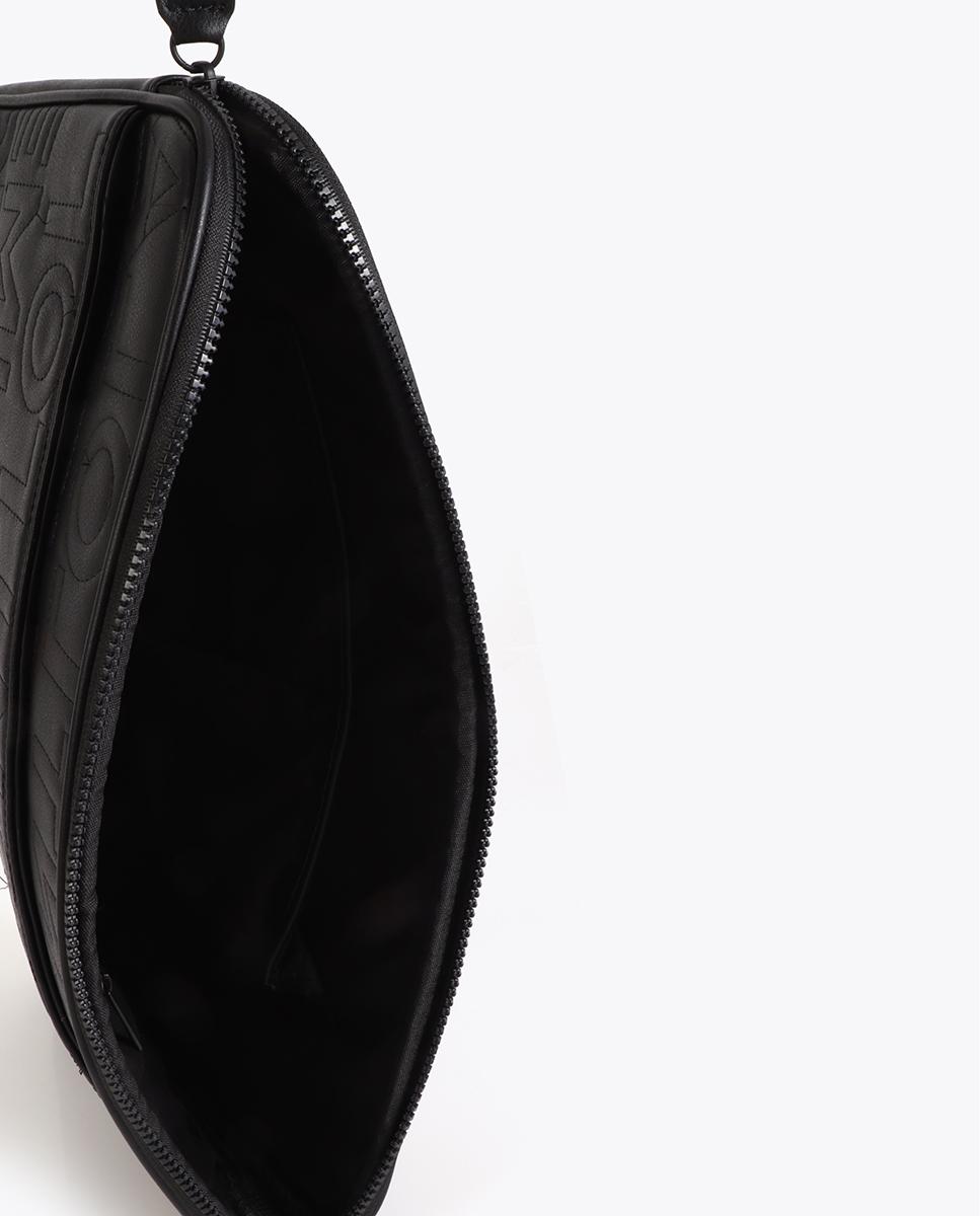 Funda acolchada para laptop con cierre de cremallera robusta y asa lateral - Lola Casademunt - Negro Negro-5