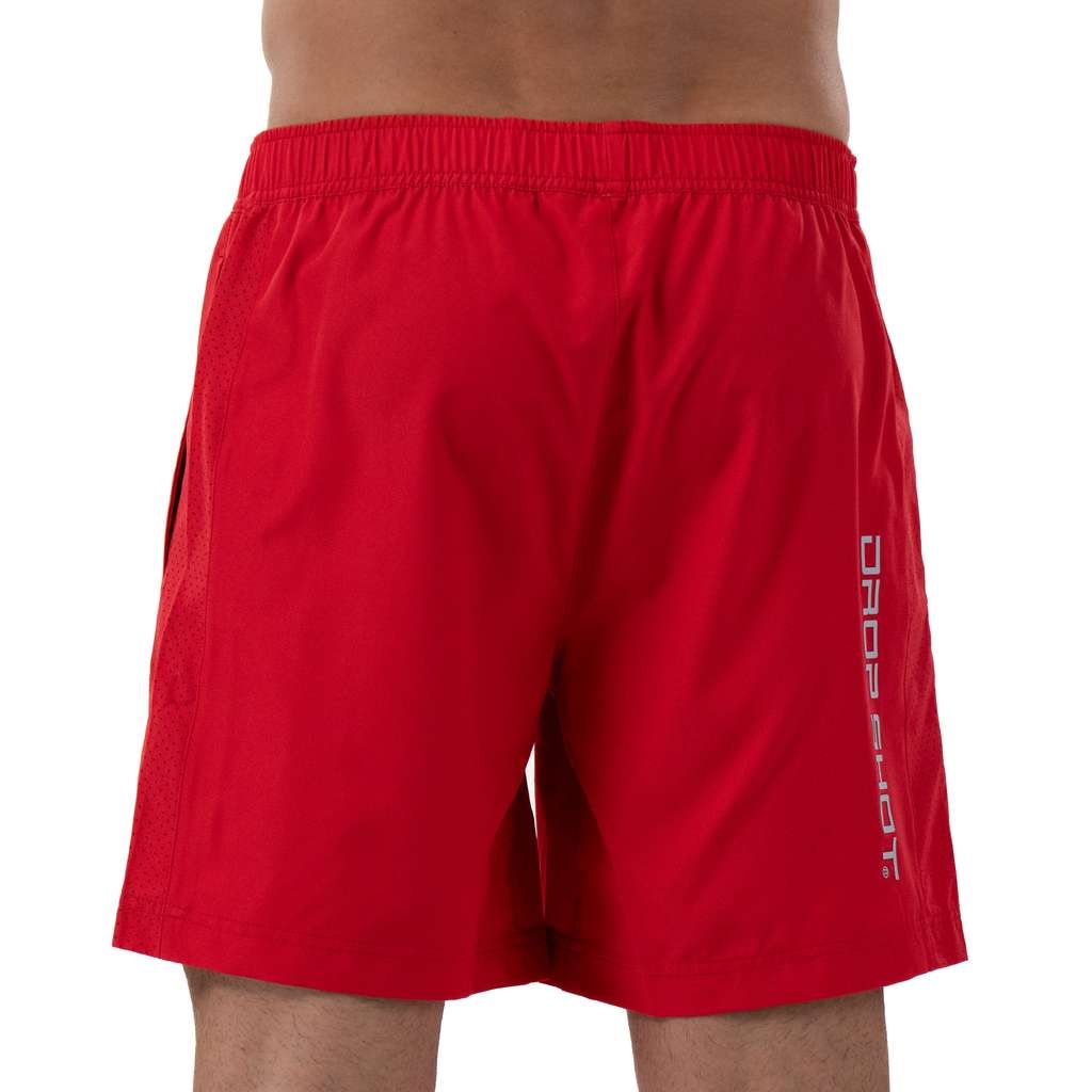 Short de pádel hombre Benara Lima Drop Shot - Rojo Rojo-2