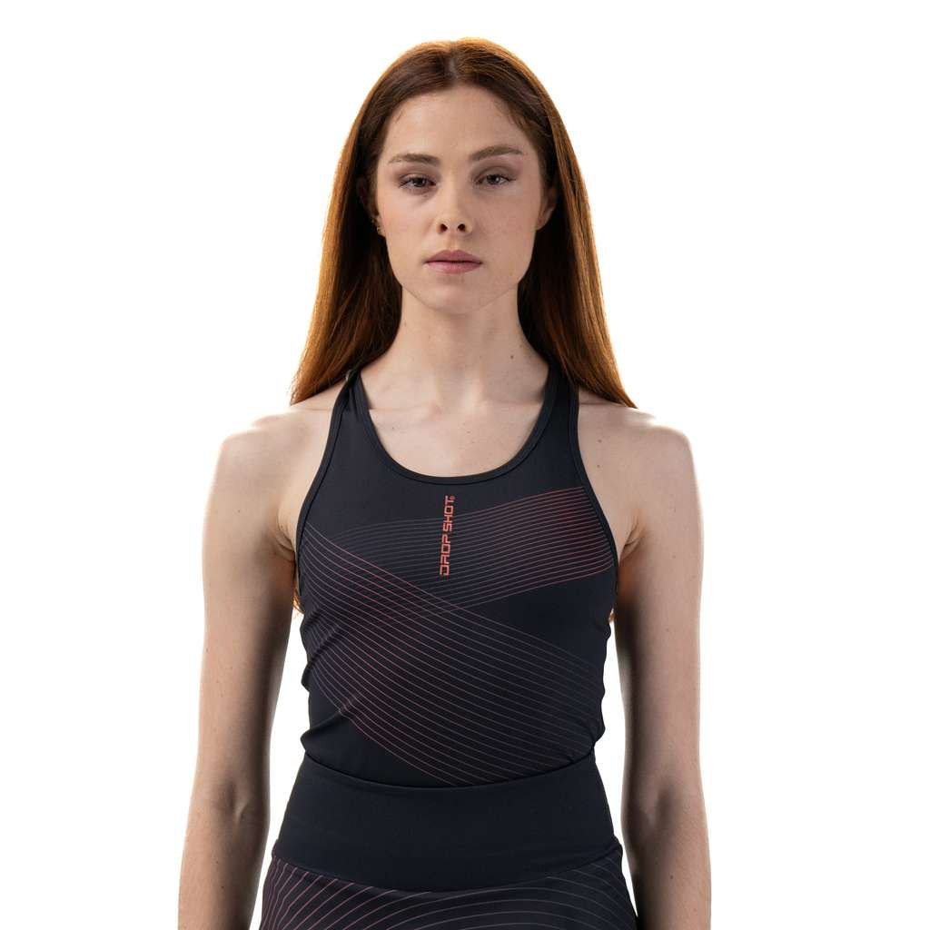 Imagen 1 de Camiseta de pádel mujer Andra Drop Shot Negro