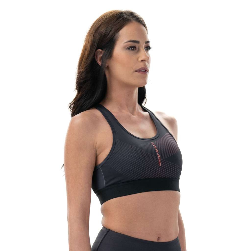 Top de pádel mujer Andra Drop Shot - Negro Negro-1