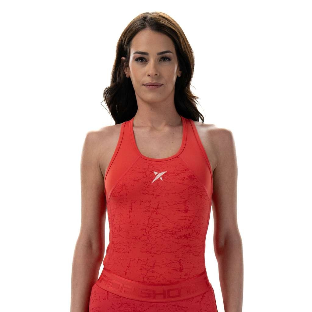 Imagen 0 de Camiseta de pádel mujer Cayenne Drop Shot Rojo