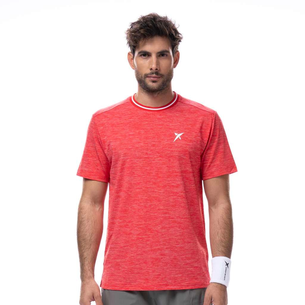 Imagen 0 de Camiseta de pádel hombre Sabana Drop Shot Rojo