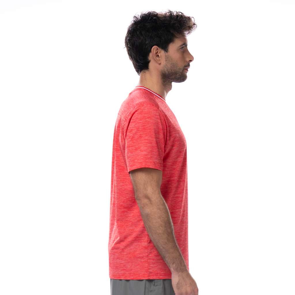 Camiseta de pádel hombre Sabana Drop Shot - Rojo Rojo-2
