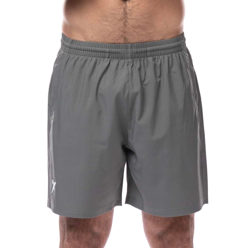 Short de pádel hombre Sabana Drop Shot - Gris Gris-1