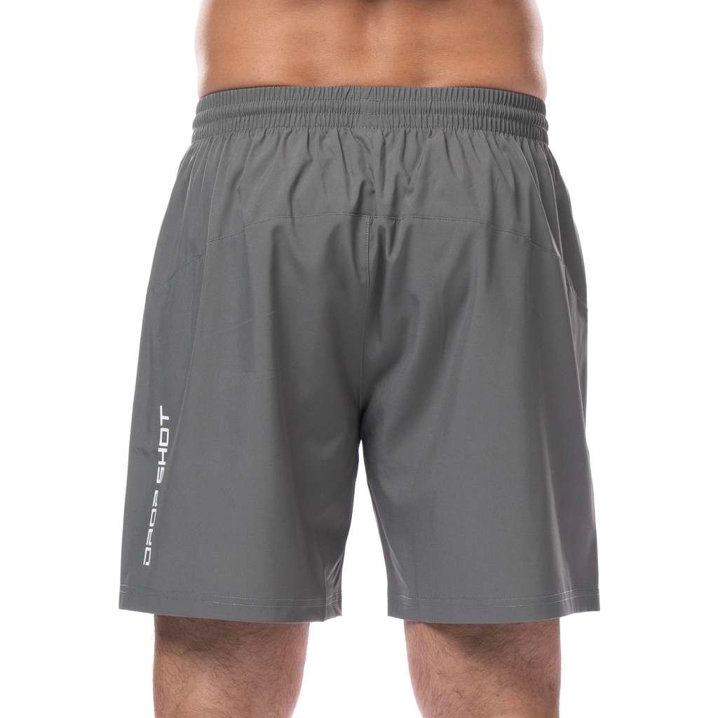 Short de pádel hombre Sabana Drop Shot - Gris Gris-3