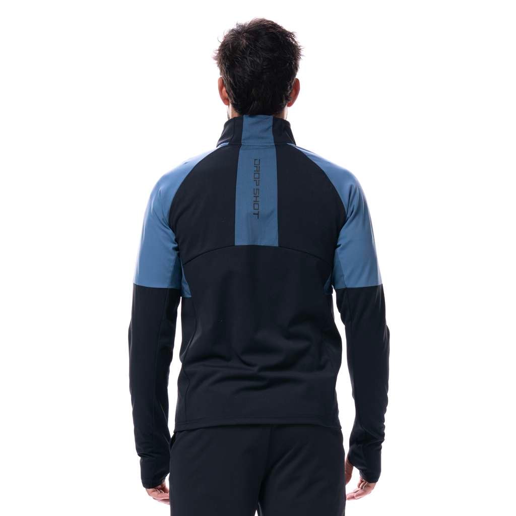 Sudadera de pádel hombre Tundra Drop Shot - Azul Azul-3
