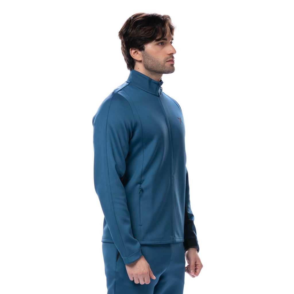 Sudadera de pádel hombre Taiga Drop Shot - Azul Azul-2