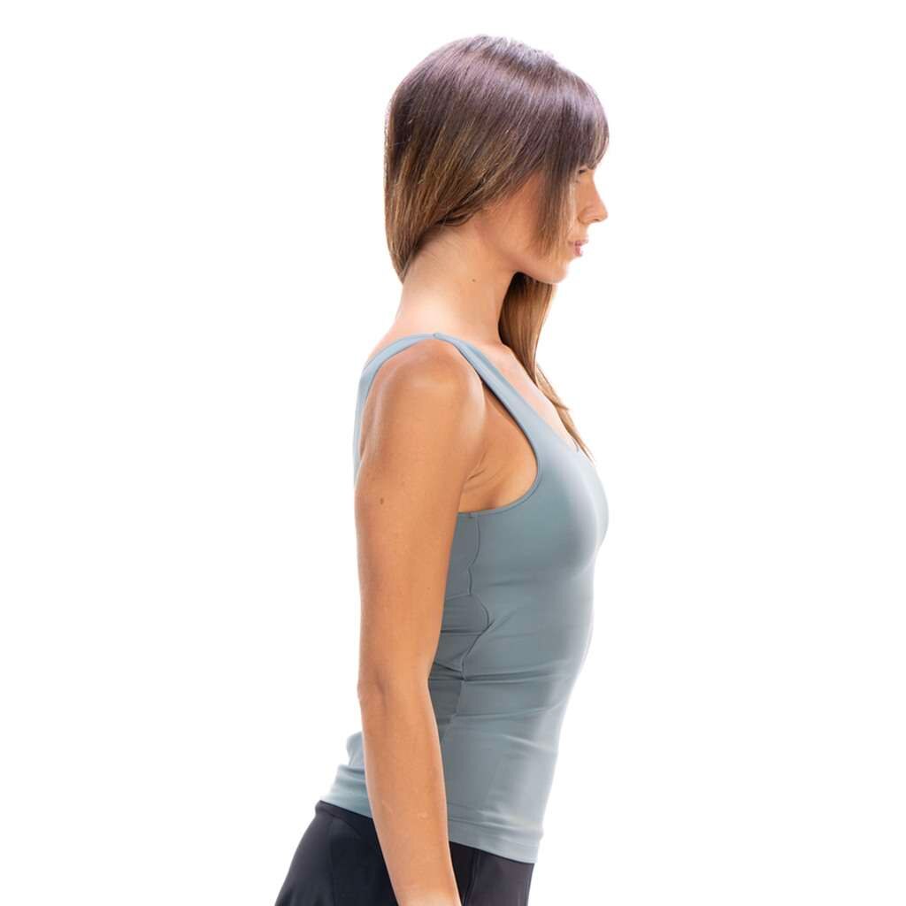 Imagen 3 de Camiseta de pádel mujer Musgo Drop Shot - Verde Verde