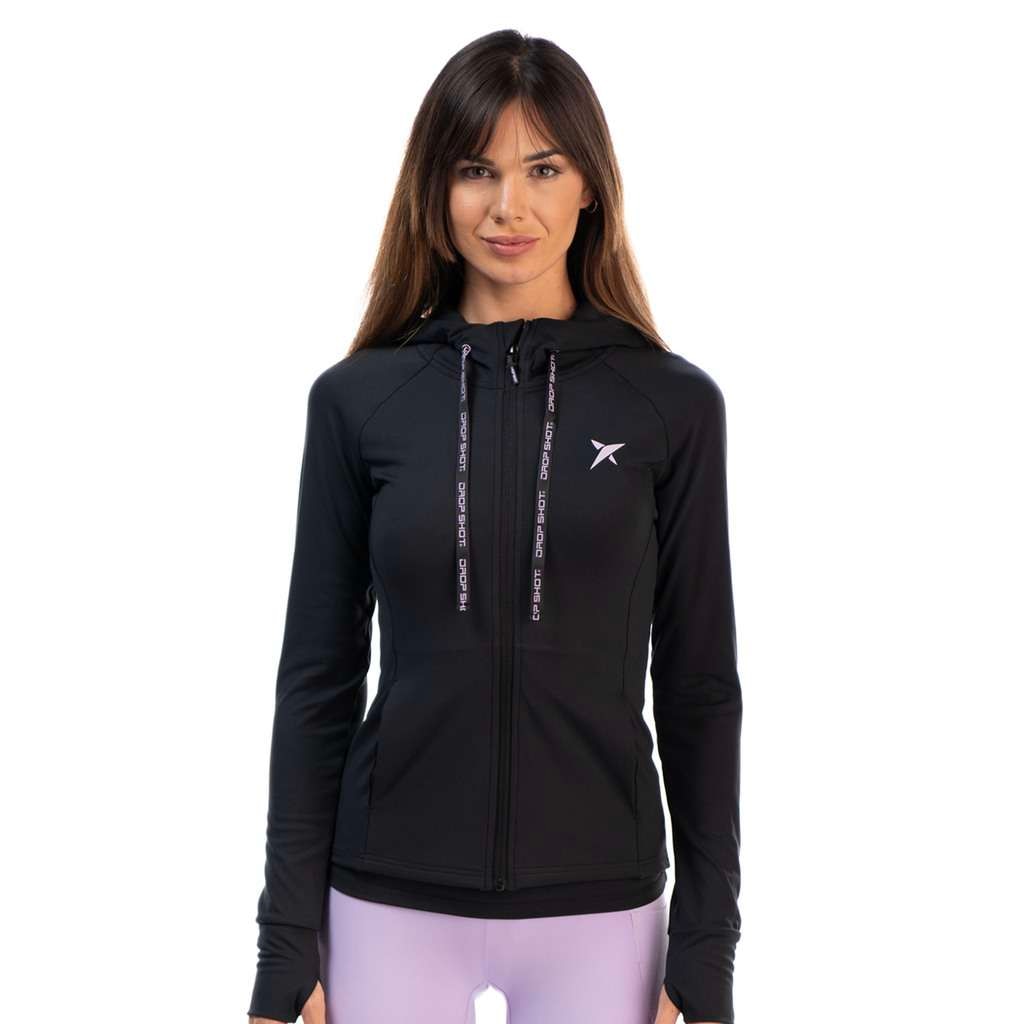 Imagen 0 de Sudadera de pádel mujer Dalia Drop Shot Negro