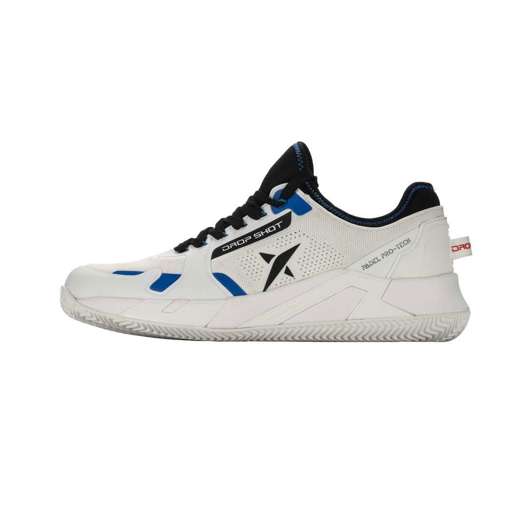 Zapatilla de pádel de hombre Benara Drop Shot - Blanco / Azul Blanco / Azul-2
