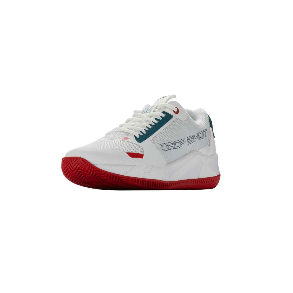 Zapatilla de pádel de hombre Volsai - W Drop Shot - Blanco / Rojo Blanco / Rojo-3