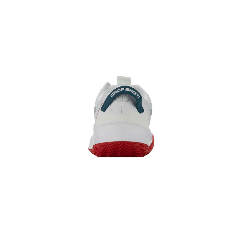 Zapatilla de pádel de hombre Volsai - W Drop Shot - Blanco / Rojo Blanco / Rojo-5