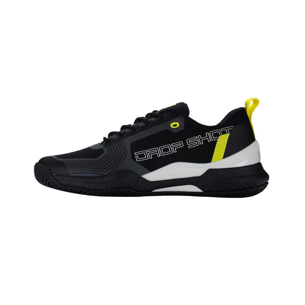Zapatilla de pádel de hombre Nuran - B Drop Shot - Negro / Amarillo Flúor Negro / Amarillo Flúor-2