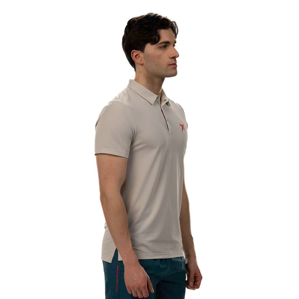 Imagen 5 de Polo de pádel hombre Egan Drop Shot - Natural Natural