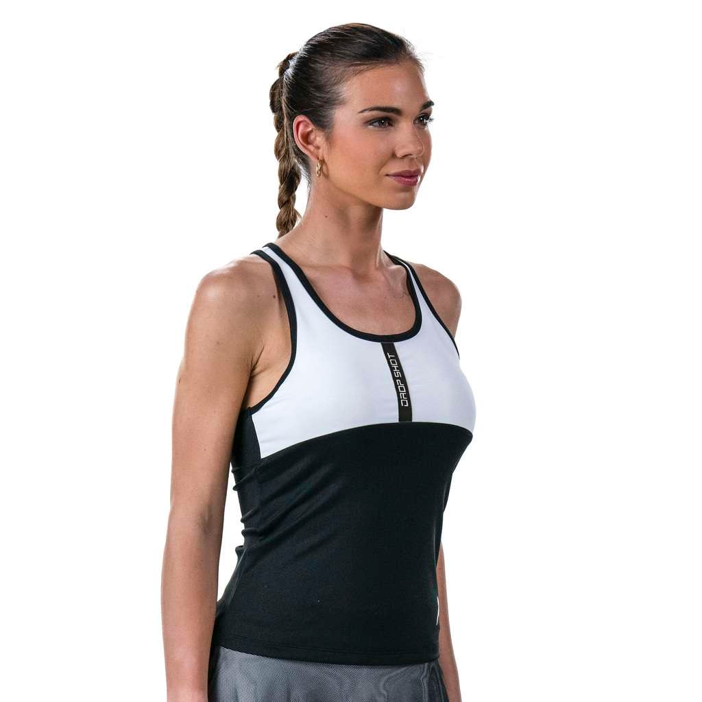 Imagen 2 de Camiseta de pádel mujer Onix Drop Shot - Negro Negro