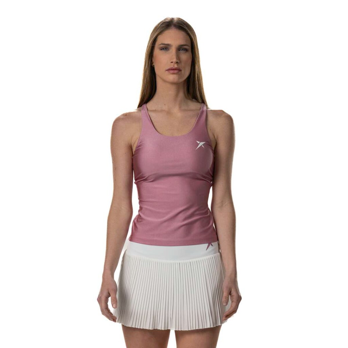 Rosa Ropa Padel Drop Shot Mujer Top De Pádel Mujer Radiant Drop