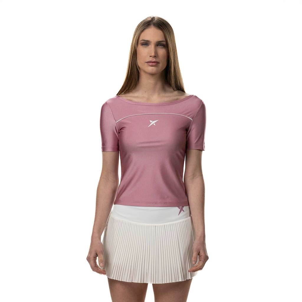 Imagen 0 de Camiseta de pádel mujer Radiant Drop Shot Rosa