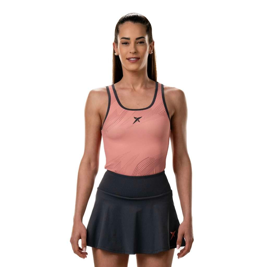 Imagen 0 de Camiseta de pádel mujer Lirio Drop Shot Rosa