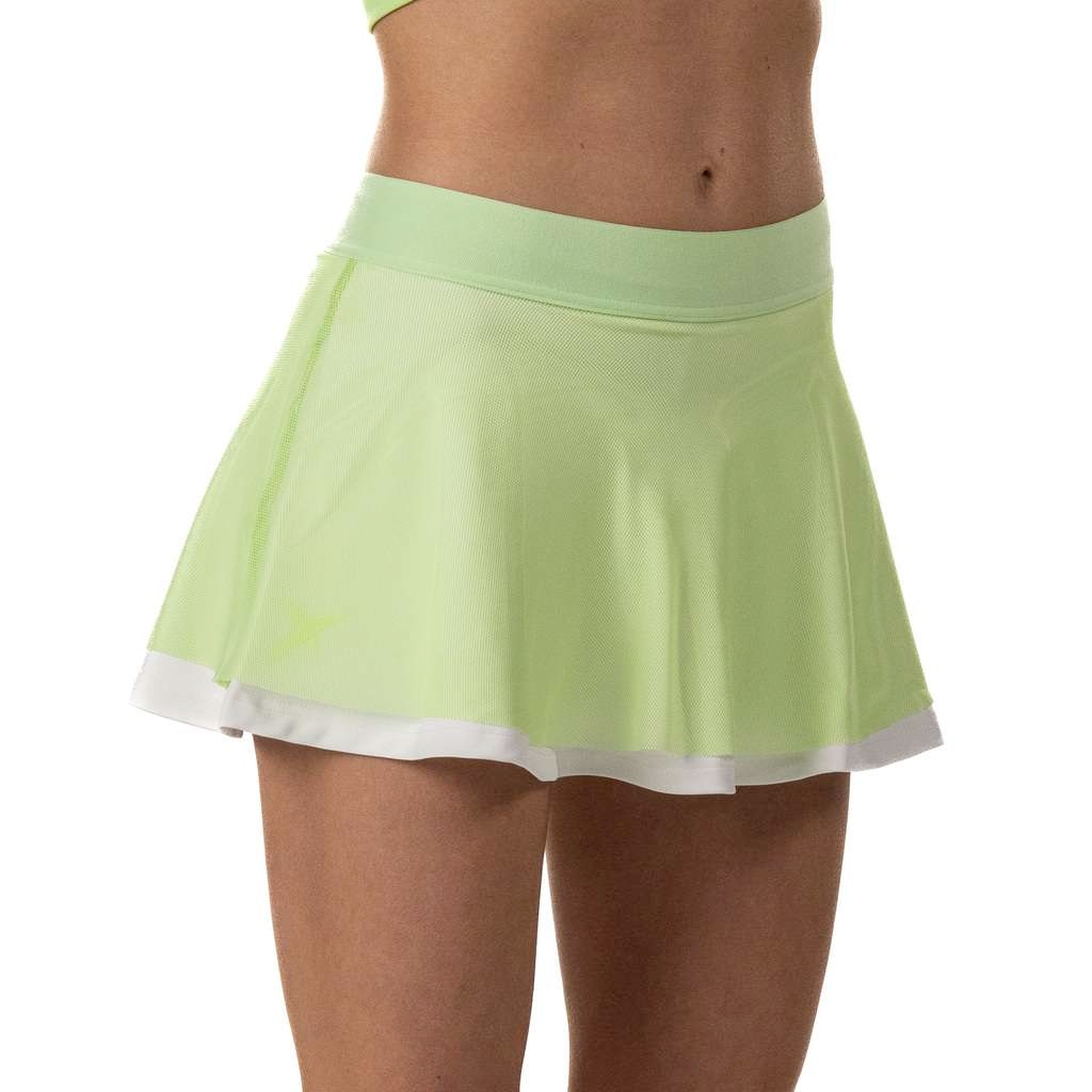 Falda de pádel mujer Lys Drop Shot - Verde Verde-2