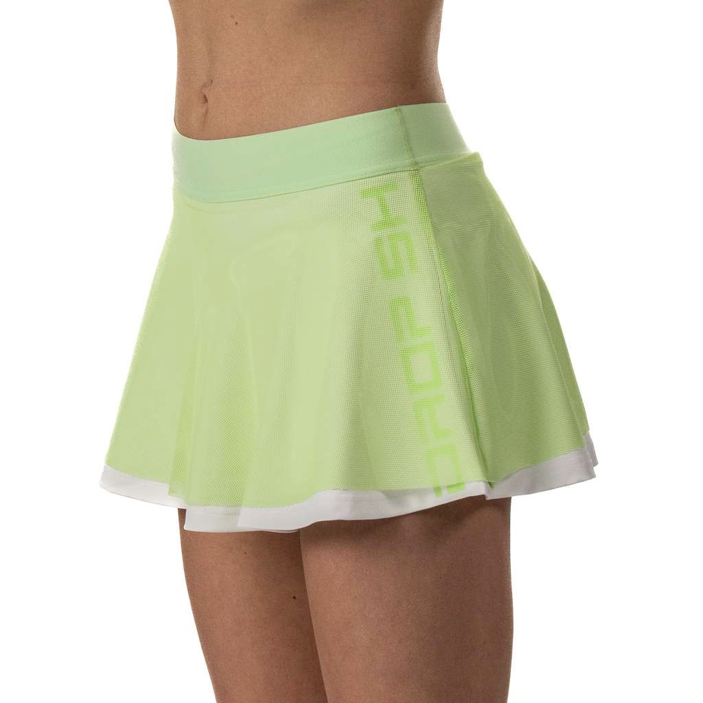 Falda de pádel mujer Lys Drop Shot - Verde Verde-3